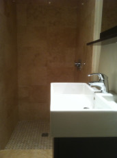 Bathroom vanity side