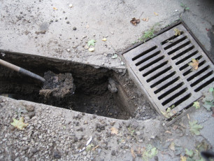 Storm drain, Catch basin drainage repair